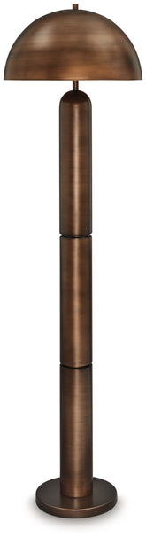 Tampa Furniture Outlet Lutz - Ashley Furniture - Wendfield Lighting - Metal Table Lamp (1/CN) / Antique Copper Finish - L208434
